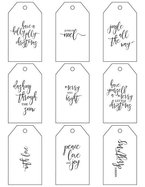 Swell & Simple Notes for Gift Tags