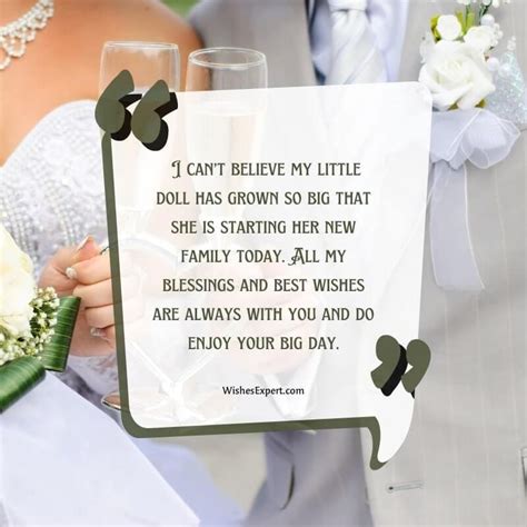 "Thanks for Marrying Our Daughter (We Think)" Wishes