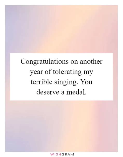 Thanks for Tolerating My Brother/Sister (You Deserve a Medal!)