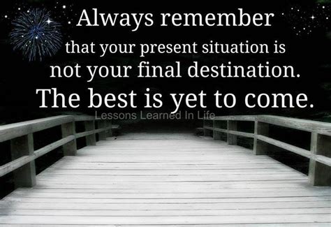 The Best is Yet to Come: Wishes for the Next Chapter