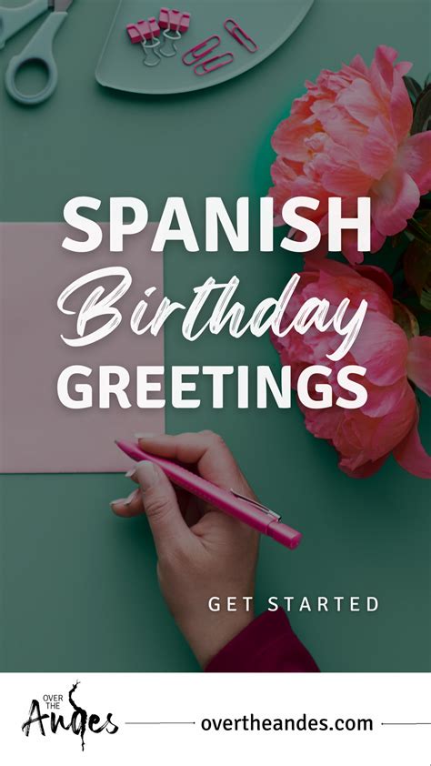 The Classics: Simple & Sweet Spanish Birthday Greetings
