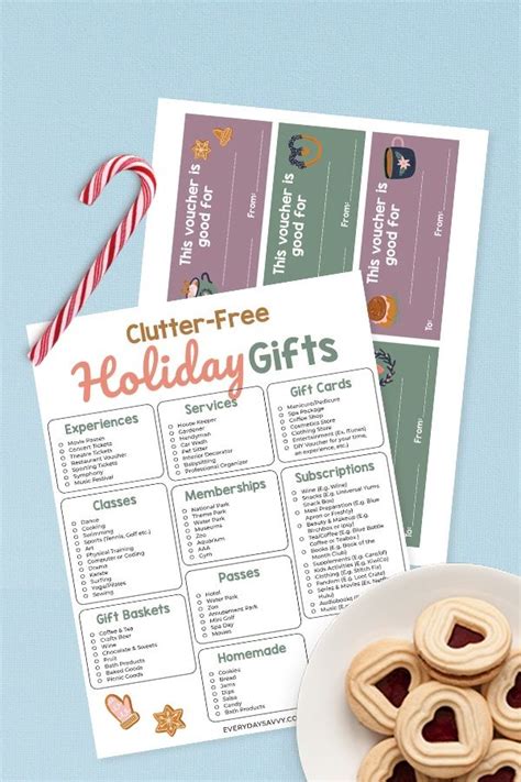 The "Clutter-Free Christmas" Experience & Subscription Gifts