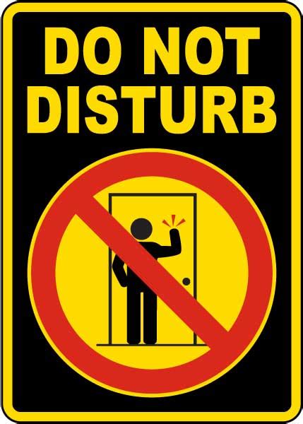 The 'Do Not Disturb' Sign for Worries