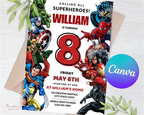 The 'Fearless Hero' Invitation
