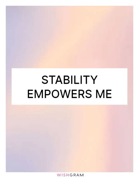 The Foundation: Wishes for Strength & Stability