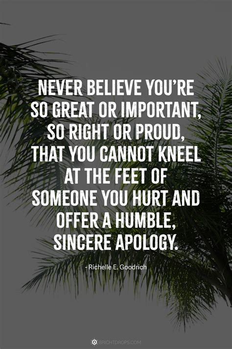 The Genuinely Sorry & Heartfelt Approach