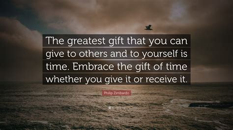 The Gift of Time and Connection