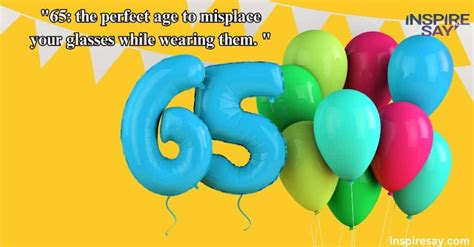 The Golden Age of Humor: Funny 65th Birthday Messages