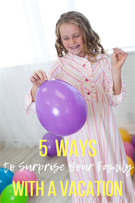 The Grand Reveal: Messages to Surprise Your Family with the Trip