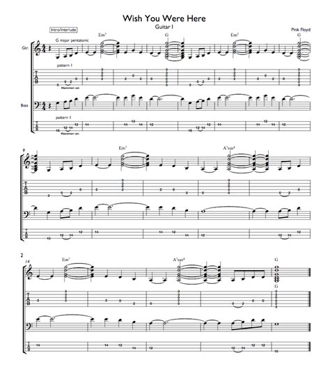 The Heartfelt 'Wish You Were Here' Tabs: Expressing Your Longing in Every Special Moment