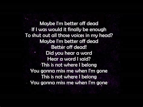 The "I'm Better Off" Anthems