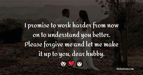 The "Let Me Make It Up to You" Promises