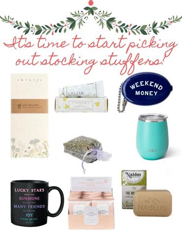 The "Little Luxuries" & Stocking Stuffers List
