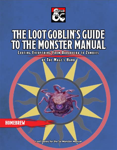 The Loot Goblin's Litany