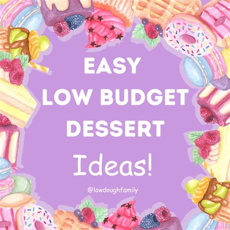 The "Low-Key & Low-Budget" List
