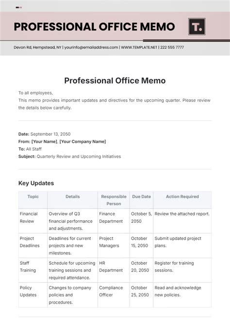The Office Memo: Polished & Professional Wishes for Colleagues