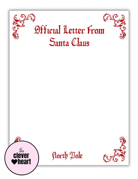 The "Official North Pole" Template