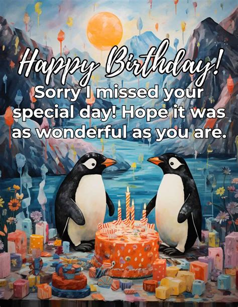 The "Oops, My Brain Took a Vacation" Collection: Funny Belated Wishes