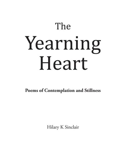 The Poetic & Yearning Heart