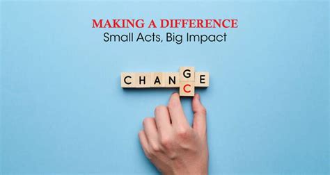 The Power of a Single Stitch: Wishes About Small Acts, Big Impact