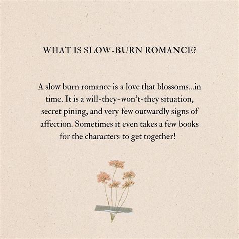 The Slow Burn: For the Love That Crept Up on You
