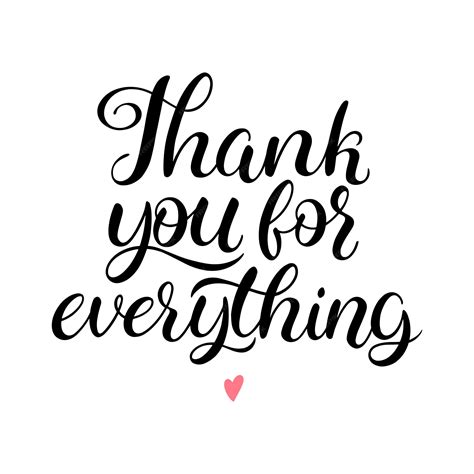 The "Thanks for Everything" Collection