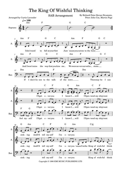 The Unforgettable Anthem: The "King of Wishful Thinking" Chorus