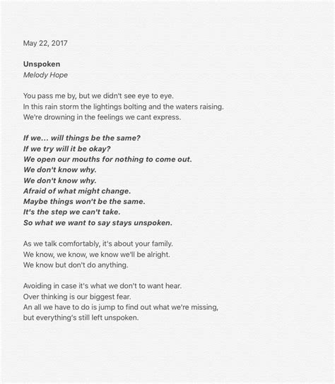 The Unspoken Melody: Short, Poetic Messages for a Quick Text or Post