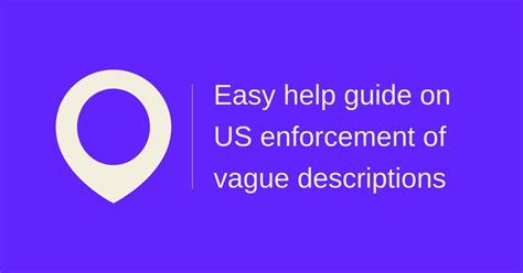 The "Vague But Helpful" Guide