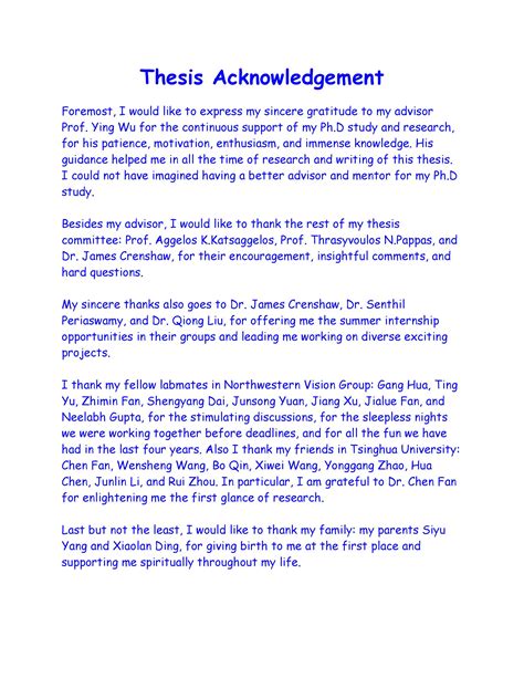 The Warm & Professional Acknowledgement