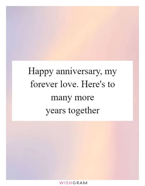 To a Future of Us: Wishes for Many More Years Together
