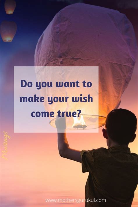 To Celebrate a Wish That Has Come True