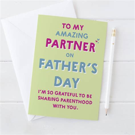 To My Partner, The Amazing Dad
