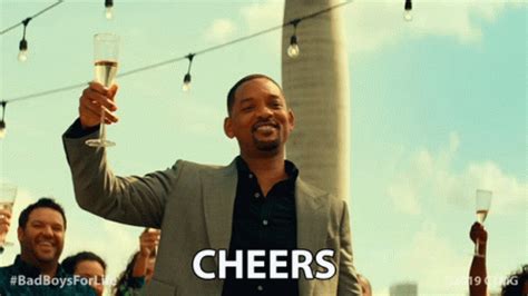 Toasts & Cheers for the Champagne GIF