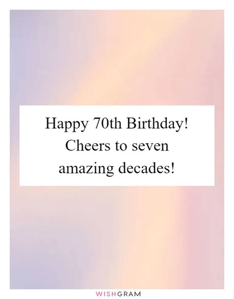 Toasts & Cheers to Seven Remarkable Decades