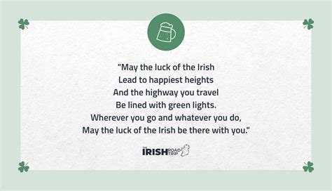 Traditional Irish Blessings & Toasts for Good Fortune