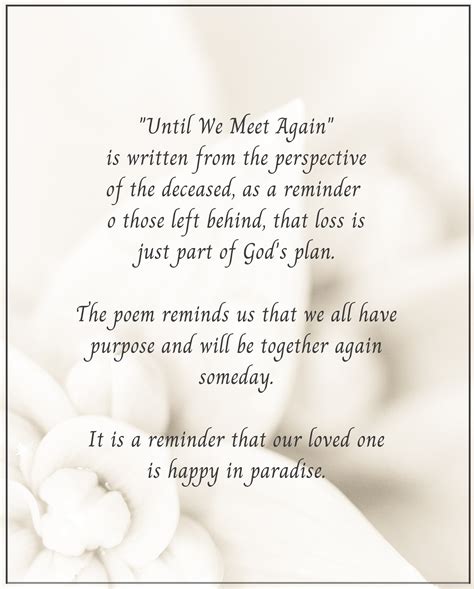 Until We Meet Again: Messages of Hope and Future Plans