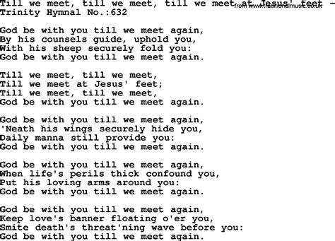 Until We Meet at Jesus’ Feet: Messages of Hopeful Reunion