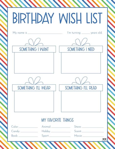 Updated Wish Lists for the "Finely Aged"