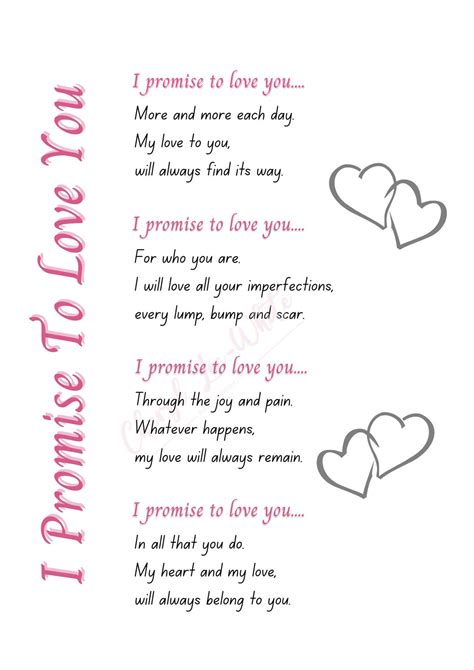 Valentine's Day Vows: My Promise to You