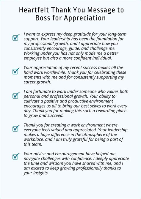 Warm & Appreciative Notes (for the Approachable Boss)