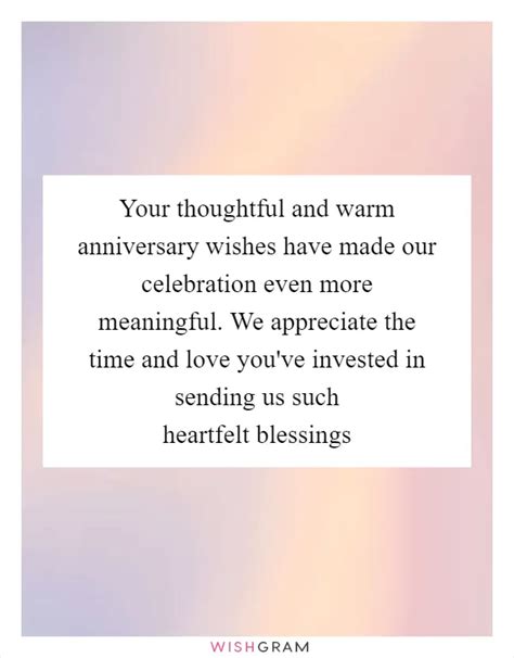 Warm & Appreciative Wishes