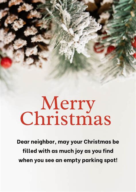 Warm & Cheerful Greetings for Friends and Neighbors