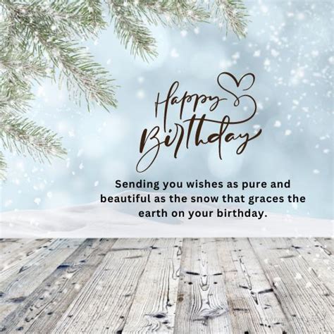 Warm & Cozy Wishes for a Winter Birthday