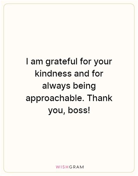 Warm & Friendly Wishes for the Approachable Boss