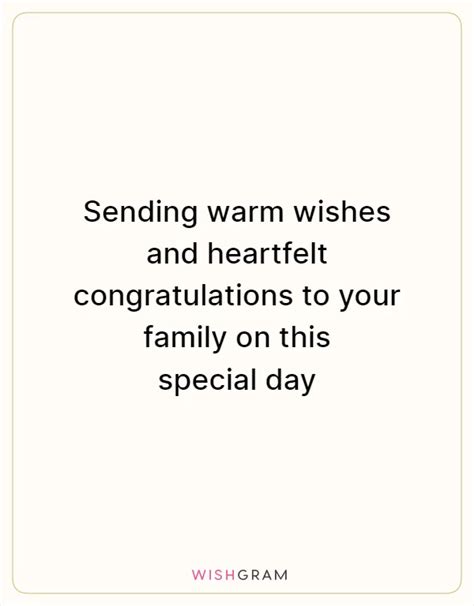 Warm & Heartfelt Wishes for Family