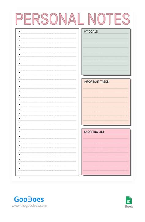 Warm & Personable Notes