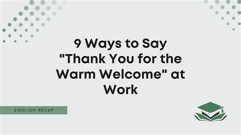 Warm & Professional Thanks for Colleagues