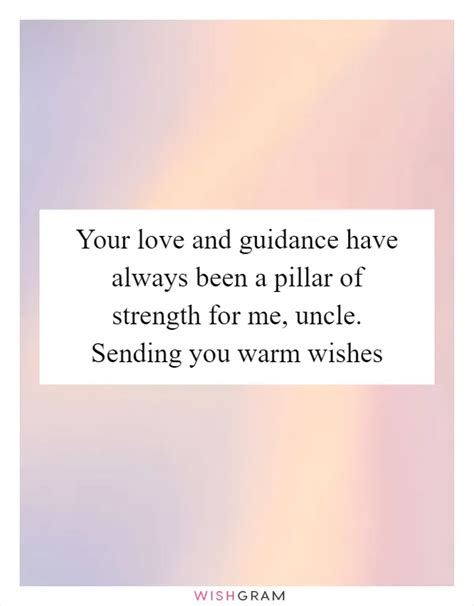 Warm & Respectful Wishes for an Uncle Near or Far