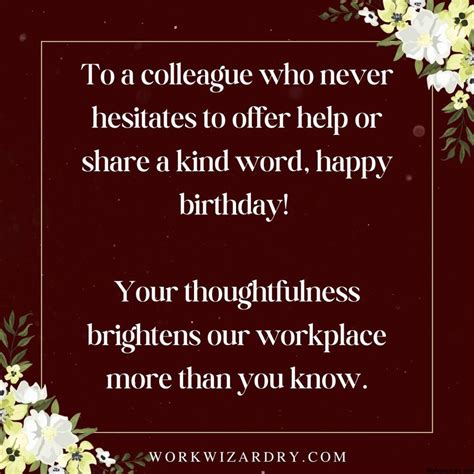 Warm & Simple Wishes: For Any Colleague
